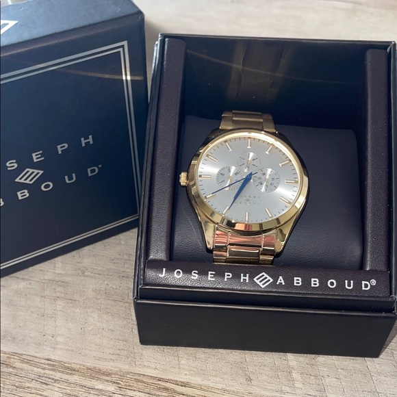 Joseph Abboud Gold and Silver Men's Watch - Picture 3 of 5